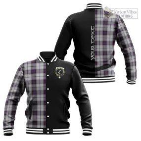 Alexander of Menstry Dress Tartan Baseball Jacket with Family Crest and Half Of Me Style