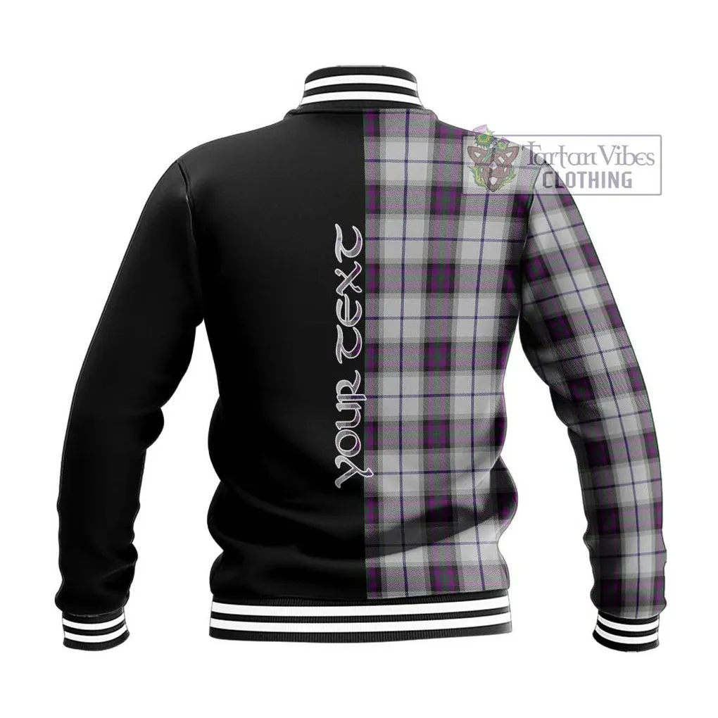 Alexander of Menstry Dress Tartan Baseball Jacket with Family Crest and Half Of Me Style