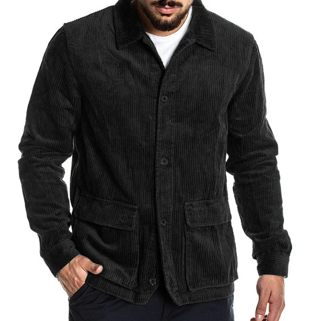 Button Down Corduroy Jacket