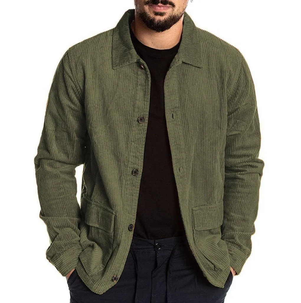 Button Down Corduroy Jacket