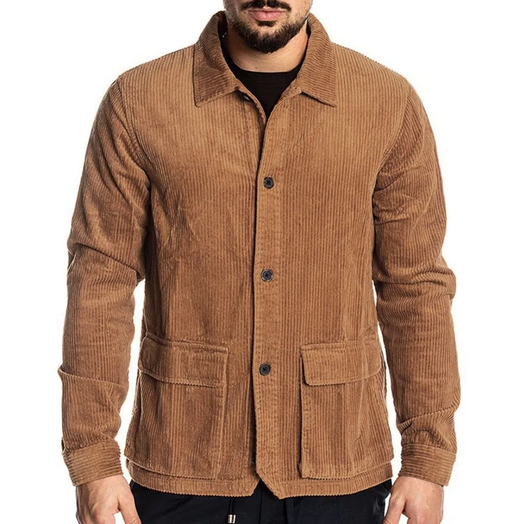 Button Down Corduroy Jacket