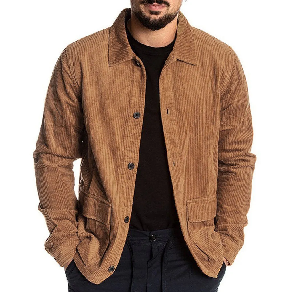 Button Down Corduroy Jacket
