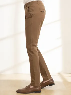 CASUAL PANT SLIM FIT CROSS POCKET CAMEL