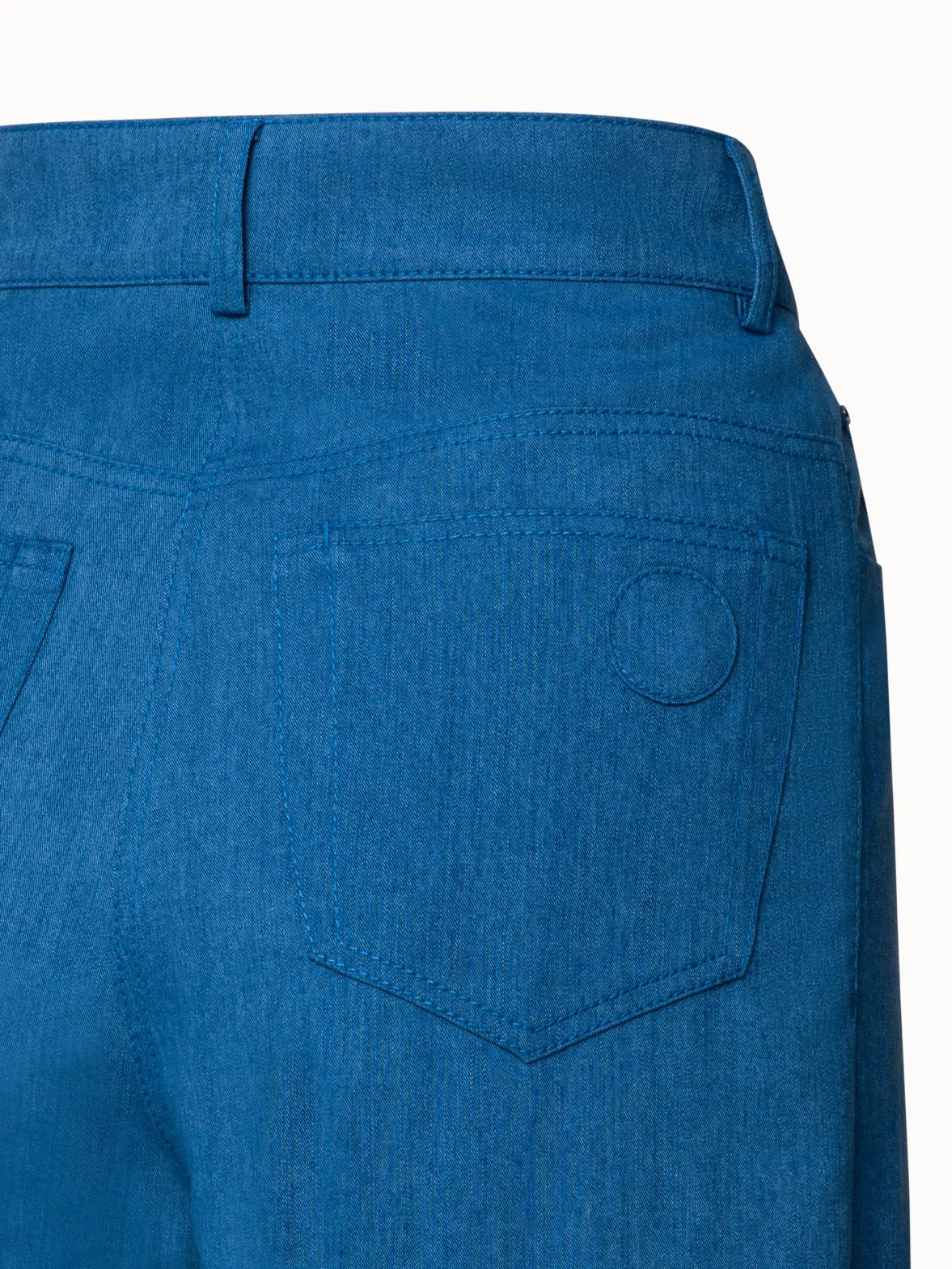 Cooper Weite Hose aus gewaschenem Denim