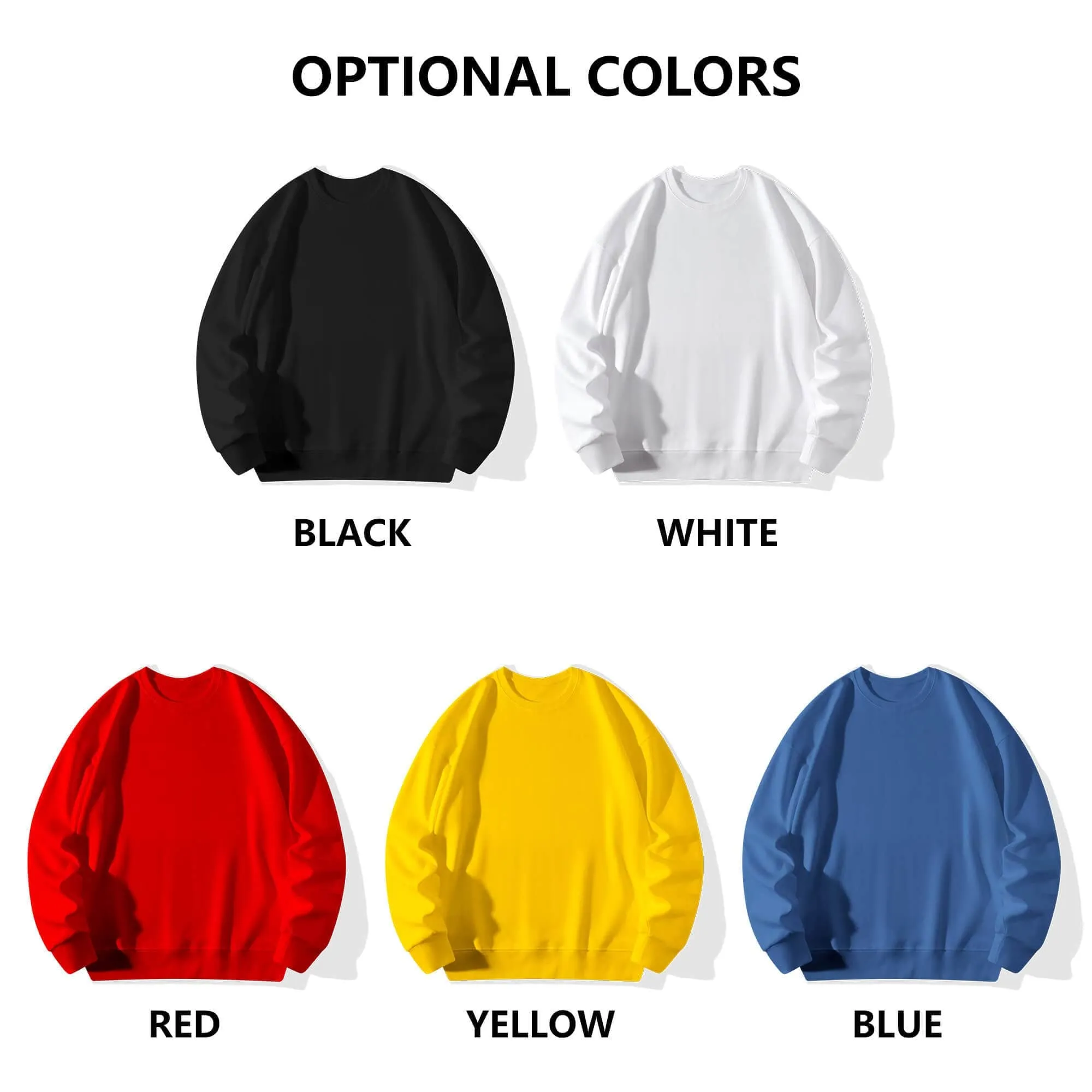 Custom Letter Number Text Unisex Embroidered Hoodie Personalized Sweatshirt