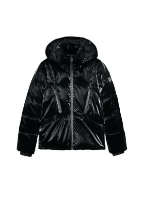 Down jacket Desigual padded_flam Black