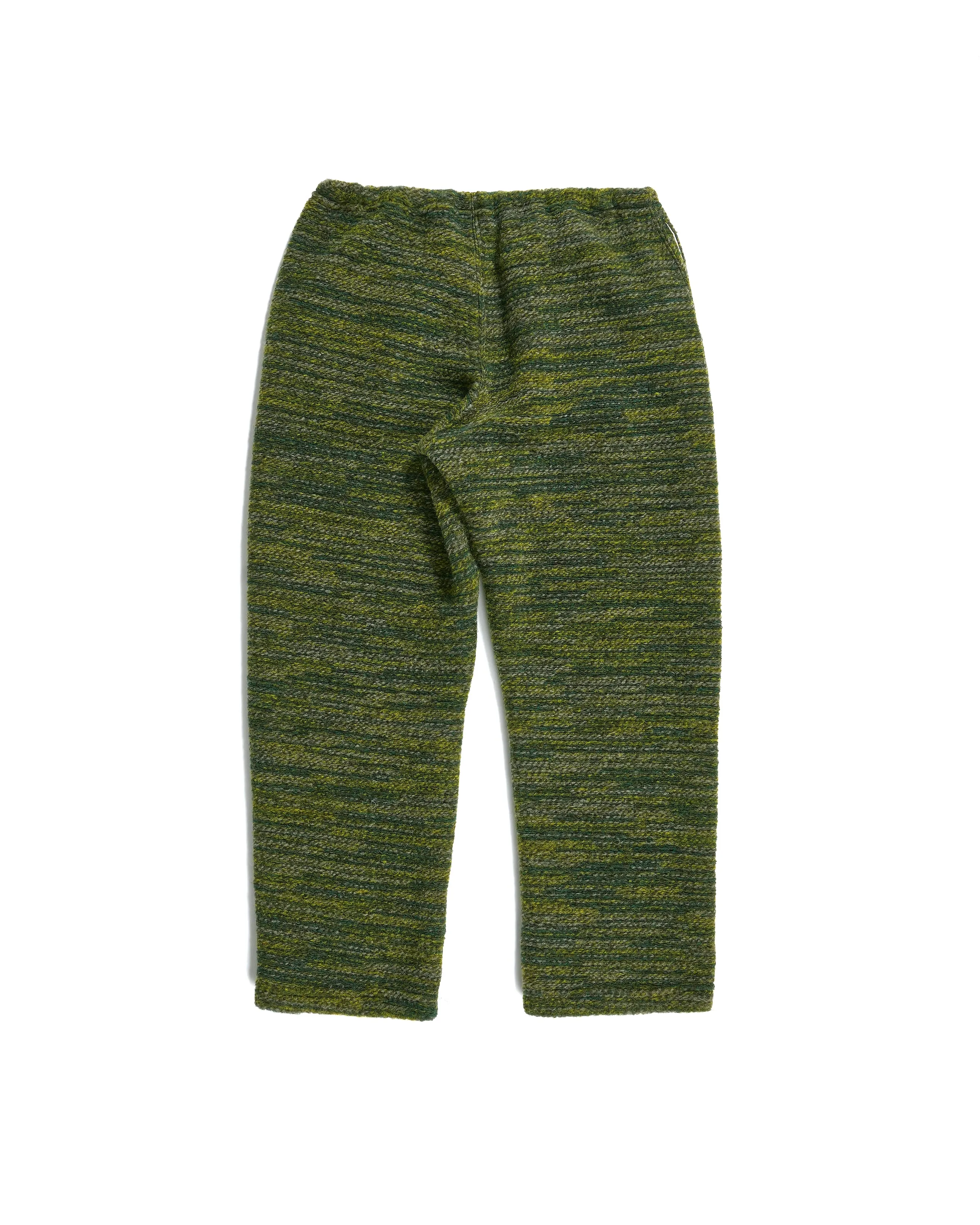 Engineered Garments STK Pant - Green Poly Wool Melange Knit