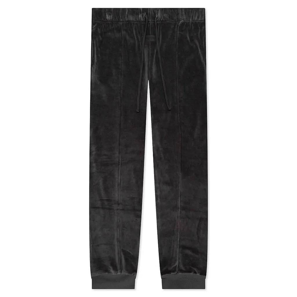 Essentials Women's Velour Pant - Iron