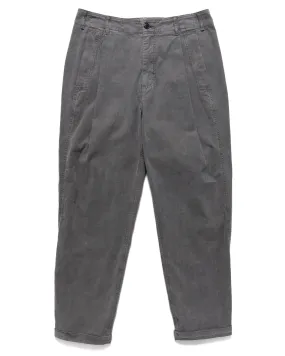 Overdye Cotton Casual Pants Charcoal