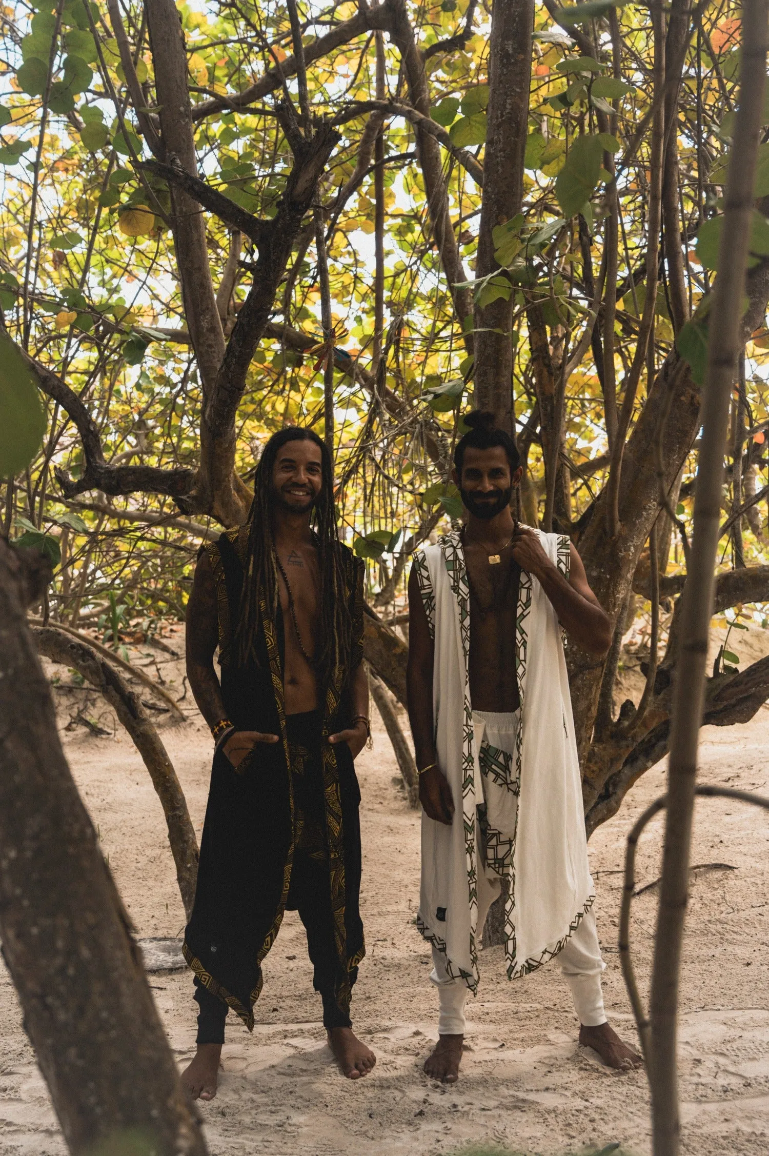 TAIKA WARRIOR - Hooded Jedi & Shamanic Style Burning Man Cape