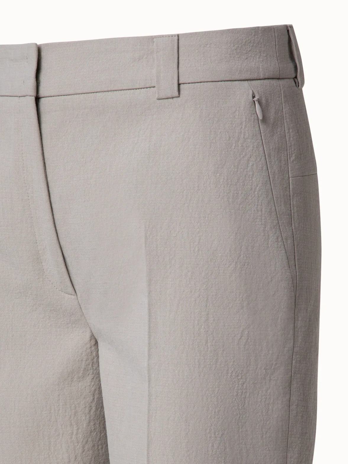 Tapered Hose aus Baumwoll-Doubleface